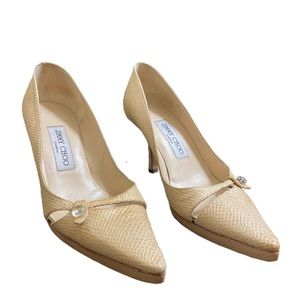100% Authentic Jimmy Choo London Womens Pointed Toe Heels Size 36